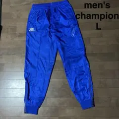 メンズ　ジャージ　長ズボン　チャンピオン　 L 青　スポーツ　ポリエステル