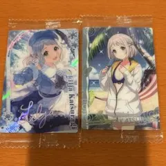 学園アイドルマスター 学マス ウエハース 2 描き下ろし 葛城リーリヤ セット