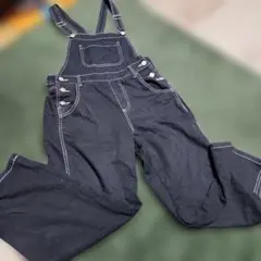 ブラックデニムオーバーオールのサムネイル
