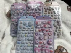 正規品⭐︎コットンパフィーシール　5点セット