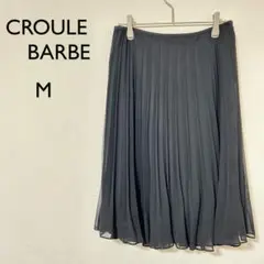 クルールバルスカートプリーツスカート M ブラック　フォーマル