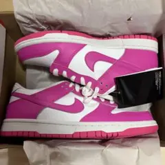 NIKE DUNK GS ピンク ホワイト 24.5cm