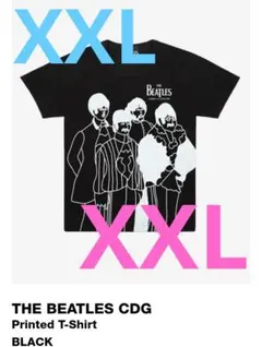 希少✨ザビートルズ×コムデギャルソン アップル ドット 総柄BDシャツ M