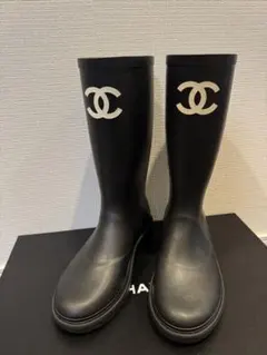 新品 CHANEL レインブーツ 37 ジェニー着用 大人気 - メルカリ