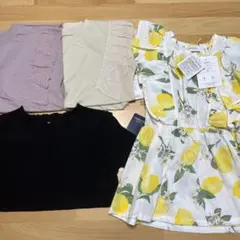 新品未使用♡女の子トップス4着セット　130