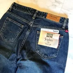 新品 SOMETHING Sophia SMART 01 ブーツカットデニム