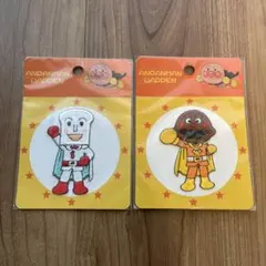 アンパンマンワッペン　しょくぱんまん・カレーパンマン　２個セット