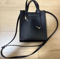MARC JACOBS 黒 レザー ショルダーバッグ
