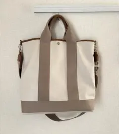 新品 トプカピ スコッチグレイン A4 トート リュック バックパック クリーム