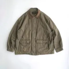 80-90s DUPLEIX メンズビギ ハンティングジャケット カーキ　L相当 80-90s DUPLEIX メンズビギ ハンティングジャケット カーキ L相当