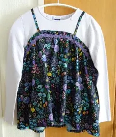 ANNA SUI mini カットソー ドッキング キャミソール 140