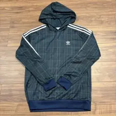 adidas アディダスオリジナル　パーカー　フード付き　グリーン　L