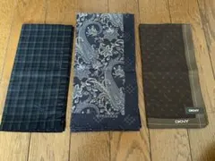 Burberry など紳士ハンカチ 3枚セット
