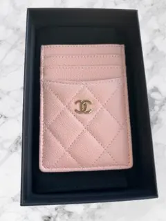 CHANEL カードケース(ベビーピンク)