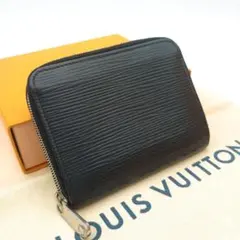 【美品S】ルイヴィトン　ジッピーコインパース　エピ　黒　コンパクト財布