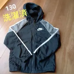 Nike フード付きジャケット 黒/グレー