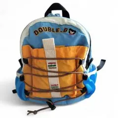 DOUBLE.B 子供用リュック 青ズレ落ち防止バックル付き【即購入OK】のサムネイル