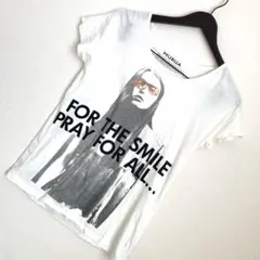 MURUA ノースリーブTシャツ ホワイト M コットン100%のサムネイル