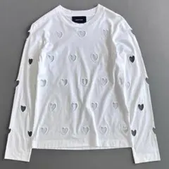 Simone rocha シモーネロシャ ハートカットソー 長袖 XS 白 2026年最新】Simone Rocha レディース 長袖 Tシャツ・カットソーの人気