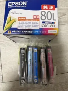 EPSON エプソン 純正インクカートリッジ IC6CL80L 5色セット - メルカリ