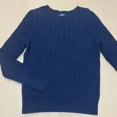【人気】再値下げ‼️UNIQLOユニクロケーブルニット長袖セーター綿カシミヤ 人気