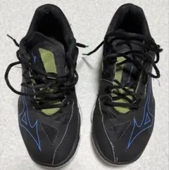 MIZUNO ウエーブクローEL2 24.0㎝ 黒/青/黄のサムネイル