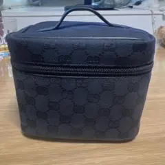 GUCCI GGキャンバス 520981 ボストンバッグ ブラック - メルカリ