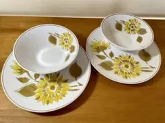 京焼 陶葊 陶あん 深皿 鉢 向日葵 ひまわり - メルカリ