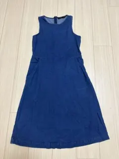 ZARA TRAFALUC デニムノースリーブワンピース
