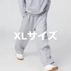 UNIQLO C スウェットワイドパンツ グレー 丈標準 XLサイズ