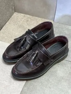 Dr.Martensタッセルローファー バーガンディ Nissy西島隆弘着用38