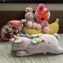 ぬいぐるみ パウパトロール うさぎ バナナ ユニコーン 4点セット