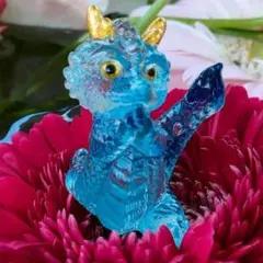 deep blue✨️ヤモリ✨️オルゴナイト - メルカリ
