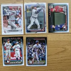 大谷翔平 トレーディングカード 5枚セット topps
