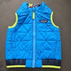 patagonia　リバーシブル　ダウンベスト 動物柄ベスト 12-18M