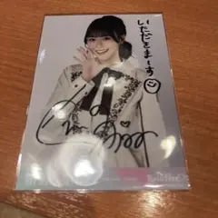 新野楓果直筆サイン入り生写真のサムネイル