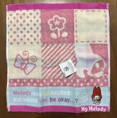 【新品】ハンドタオル 34cm×35cm マイメロディー