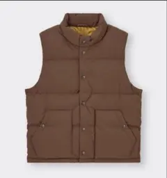 ブラウン ダウンベスト XL