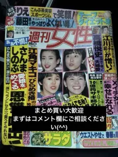 週刊女性 4月9日号　1996年　入手困難