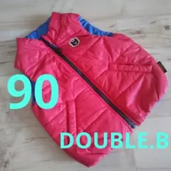 ☆DOUBLE.B☆90☆リバーシブルベスト☆