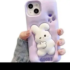 ☆匿名配送☆iPhone13ケース　うさぎ