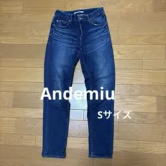 【Andemiu】美品　ストレートデニム　S size 日本製のサムネイル