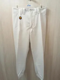DESCENTE 野球ウェア ユニフォームパンツ ホワイト ストライプ ロング