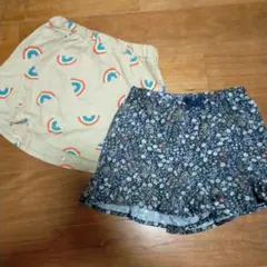 GAP 西松屋ハーフパンツ　キュロット 2点セット 3歳