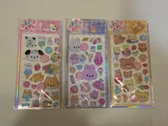 肉球ぷにぷにシール 3枚セット もちもち ぷくぷく 肉球シール④