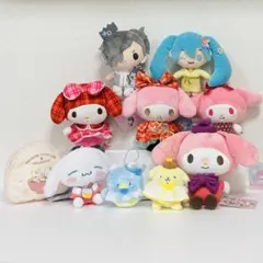サンリオキャラクターズまとめ売り ふんわりリボンエンジェルマスコット10点