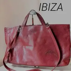【IBIZA】イビサ　イビザ　イルカ　ショルダーバッグ　2way A4収納可能