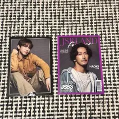 三代目JSB JSB LAND フォトカード 2枚セット NAOKI NAOTOのサムネイル
