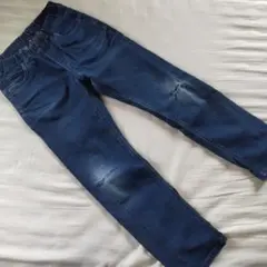 ユニクロ　UNIQLO　キッズ　デニム　スリム　ジーンズ　М　リメイク