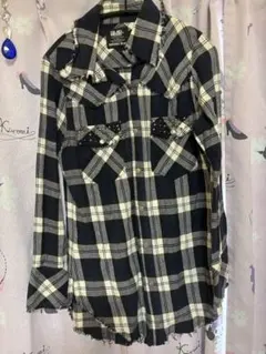 GLAD NEWS チェック柄シャツ スタッズ付きのサムネイル